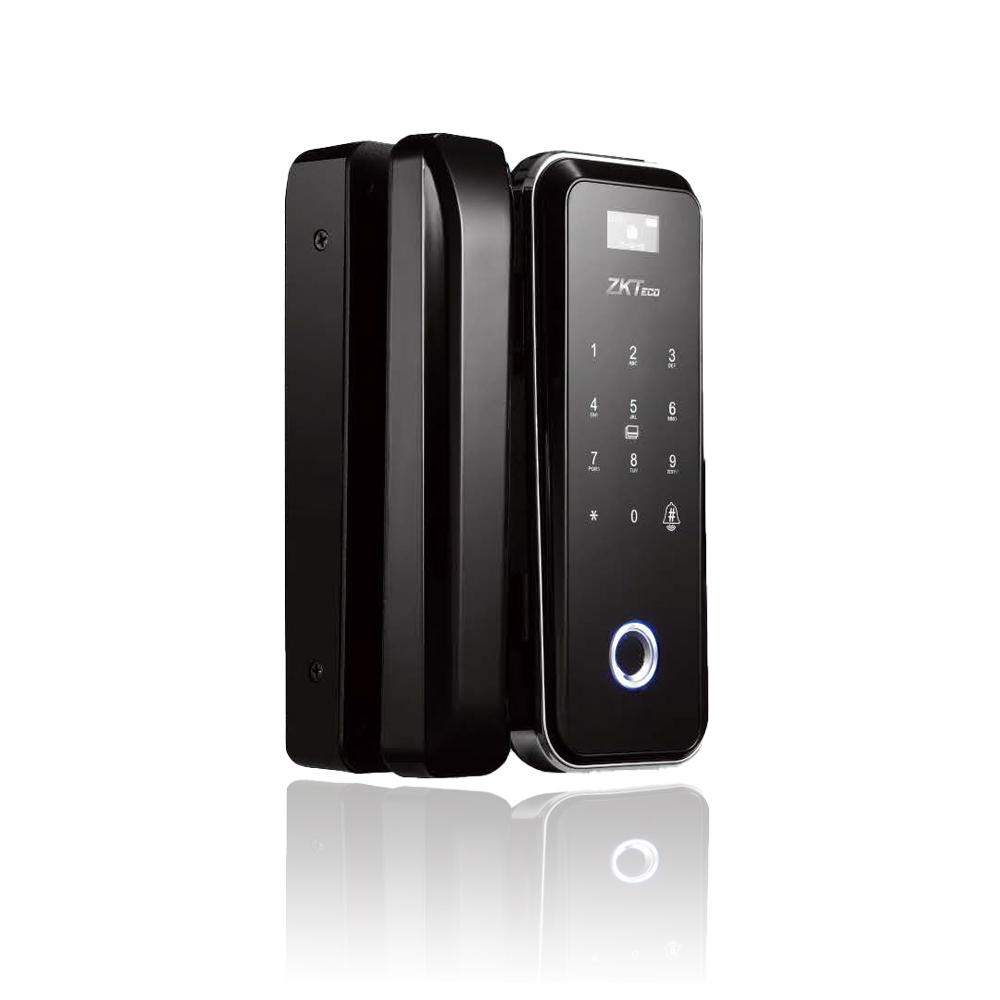 ZKTeco GL300 Fingerprint & MF Card Glass Door Lock