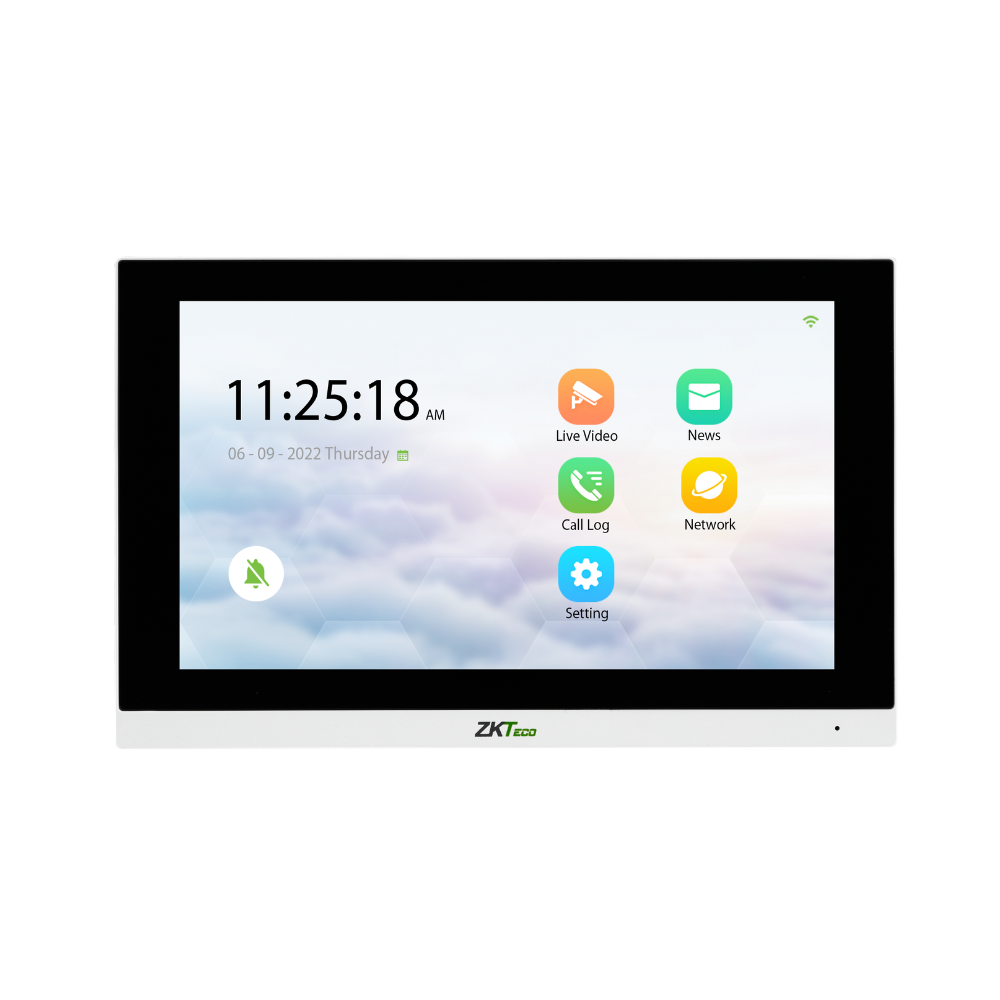 ZKTeco VT07-B0-W Smart IP Video Indoor Monitor