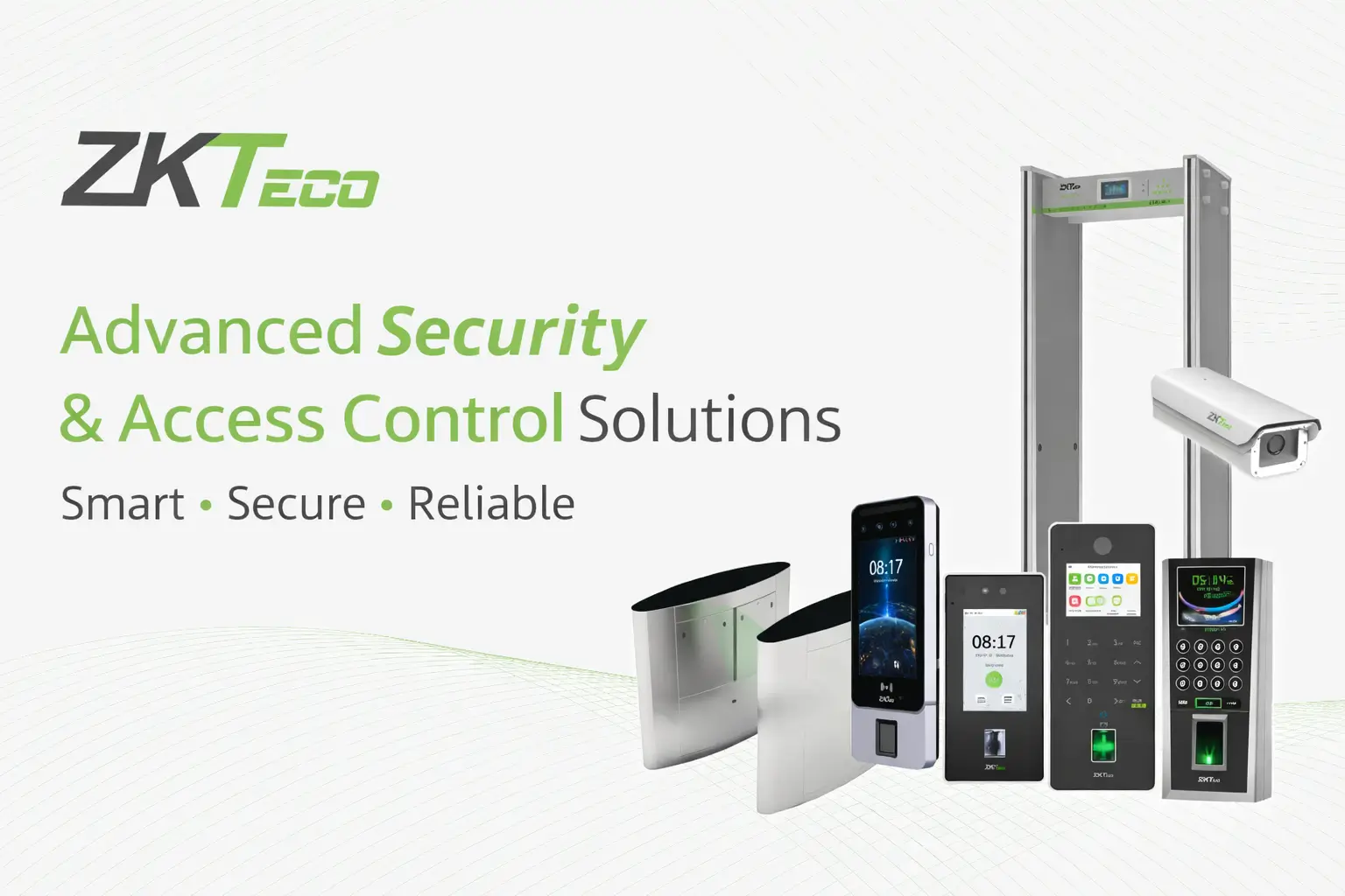 ZKTeco biometric access control devices